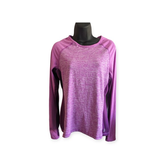 Free2B Free Country Womens Sweatshirt M Pink Long sleeve Athletic Dri Fit Top - Picture 1 of 7